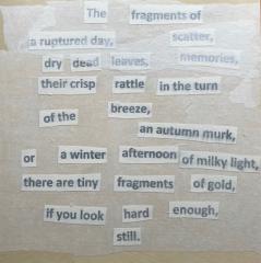 The Fragments of a Ruptured Day